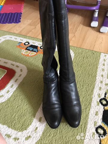 Сапоги 41, кожа