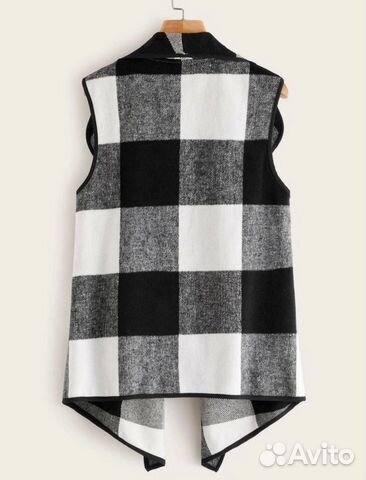 Жилетка с каскадным воротником Жилетка с каскадным воротником