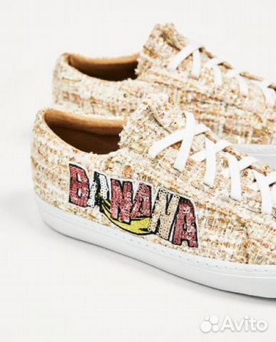 Твидовые Кеды / кроссовки zara Твидовые Кеды / кроссовки zara