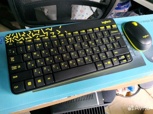Беспроводная клавиатура+мышь Logitech MK240 Nano Беспроводная клавиатура+мышь Logitech MK240 Nano
