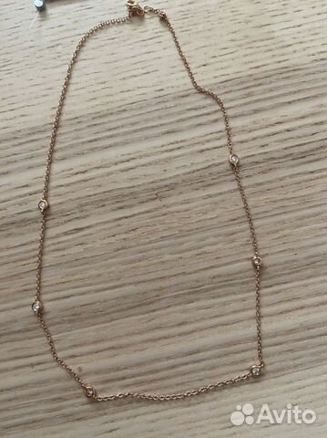 Золотое колье с бриллиантами Золотое колье с бриллиантами