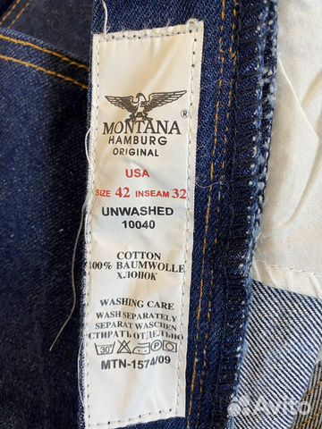 Джинсы Montana Original 104Z 10040 Unwash