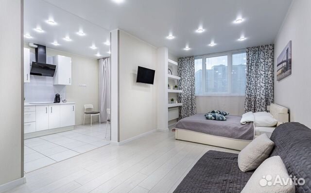 

1-к. квартира, 38 м², 2 кровати