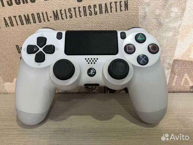 Оригинальный Белый Dualshock 4 Rev.2