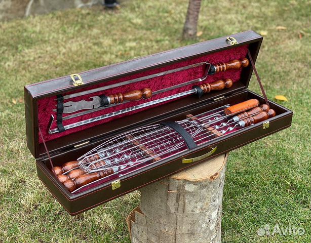 Шампуры в кейсе (подарочный набор)