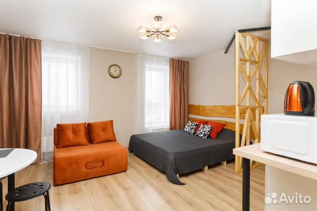 

Квартира-студия, 25 м², 2 кровати