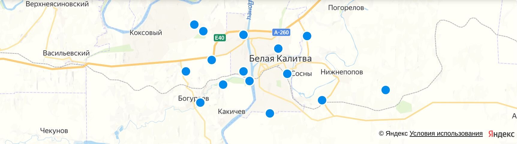 Погода в белой калитве на почасовой