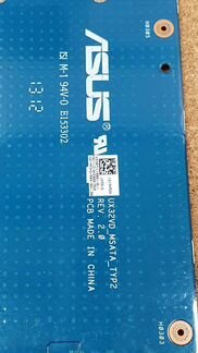 Плата Asus UX32VD msata SSD BD REV 2.0