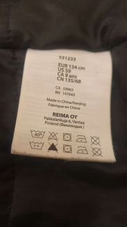 Куртка Reima зимняя с капюшоном 7-9л 134см