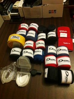 Эластичные бинты, Капа, Напульсник. Новые