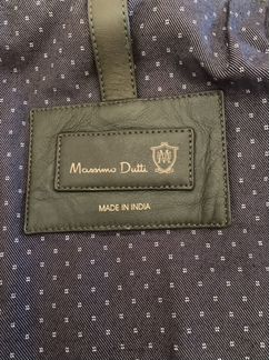 Мужская кожаная куртка massimo dutti. Оригинал