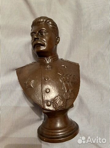 Бюст Генералиссимус СССР Сталин 1946год Редкий