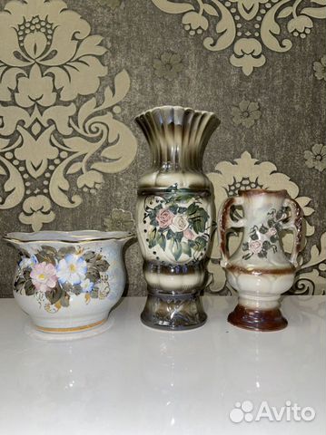 Керамические вазы ручной работы