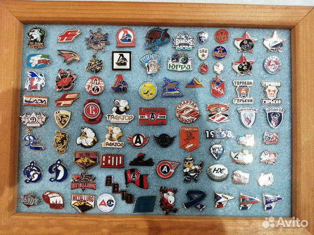 Значки хоккейные