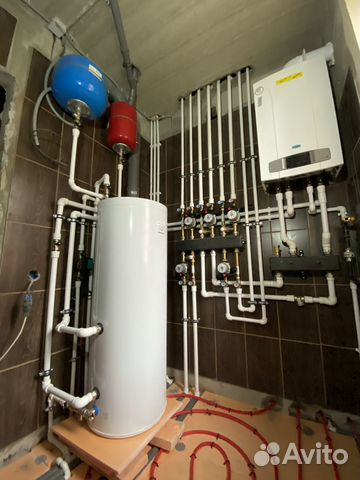 Монтаж системы отопления, водоснабжения