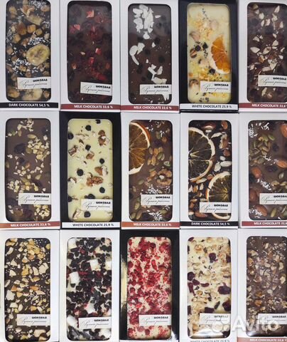 Упаковка для плиток шоколада