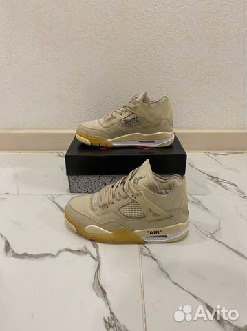 Off-White x Air Jordan 4 Sail