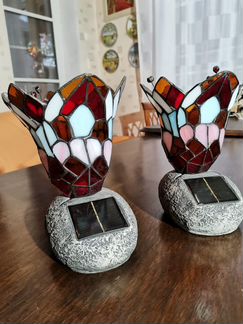 Настольные лампы в стиле Тиффани. Германия