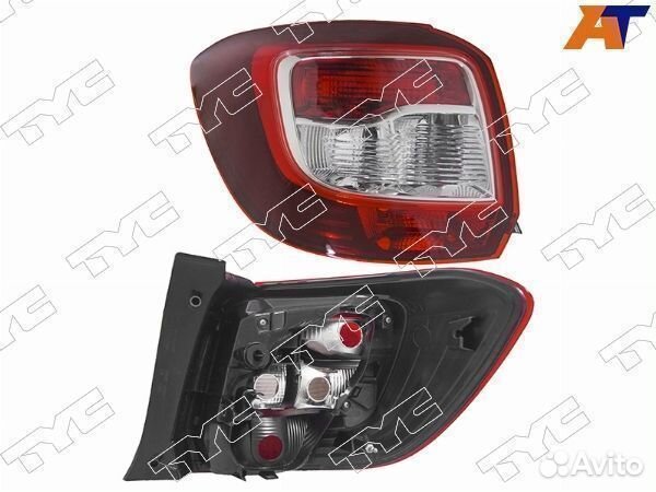 Фонарь задний renault sandero stepway