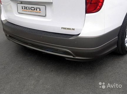 Накладка заднего бампера Hyundai Grand Starex H-1