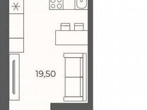 Квартира-студия, 24,4 м², 17/26 эт.