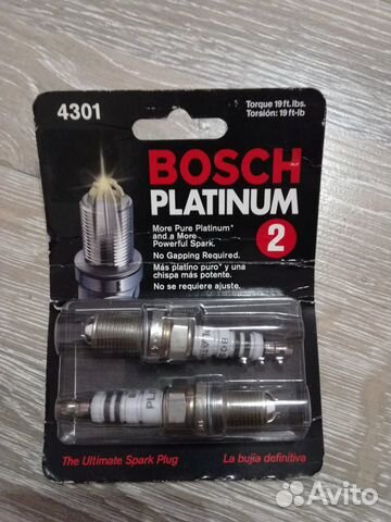 Свечи зажигания bosch platinum 2