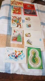 Открытки к праздникам советского периода