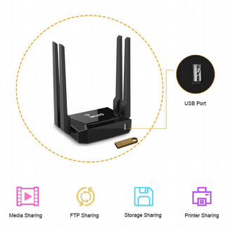Роутер WI-FI маршрутизатор WE3826 С USB входом