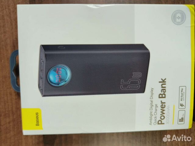 Baseus Power Bank 30000 мАч 65 Вт