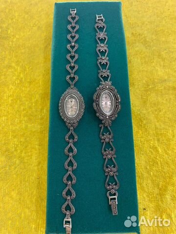 Серебряные часы 925 пробы женские