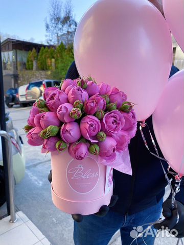 Цветы в коробке