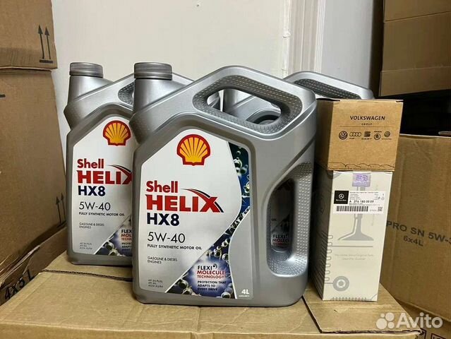 Моторное масло Shell HX8 5w40 4 л