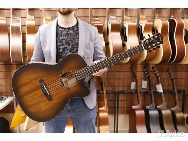 Cort Core-OC-AMH-opbb электроаустическая гитара, с