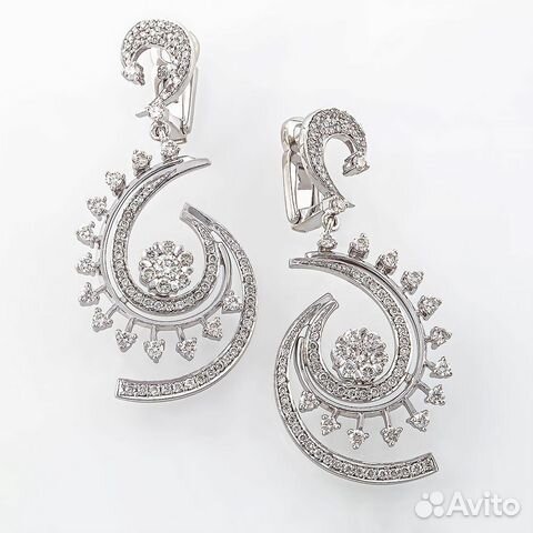 Серьги с бриллиантами