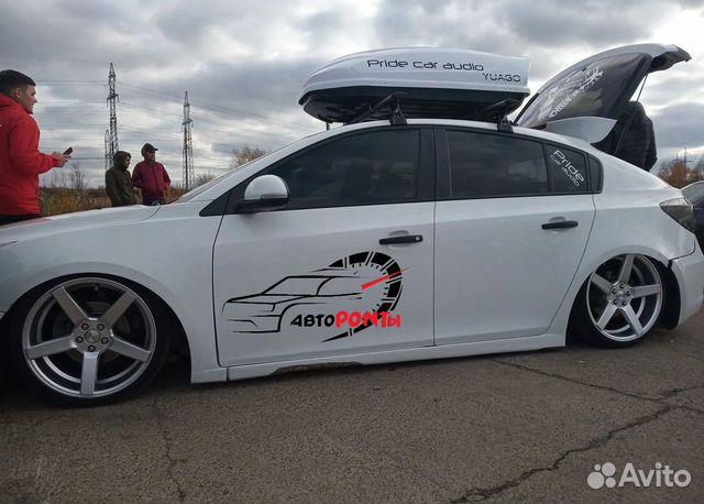 Багажник на крышу Шевроле Круз поперечины крыло