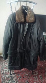 Куртка кожаная зимняя