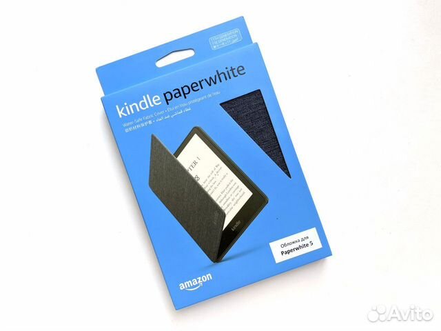 Чехол обложка Kindle Paperwhite 11 Fabric синий