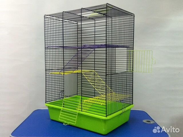 Новая клетка для крысы и дегу. 4 этажа 40х30х58