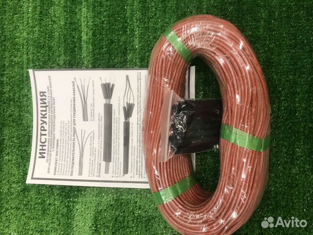 Карбоновый греющий кабель из углеволокна 100 м