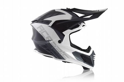 Мотошлем acerbis X-track helmet Bianco/Nero2