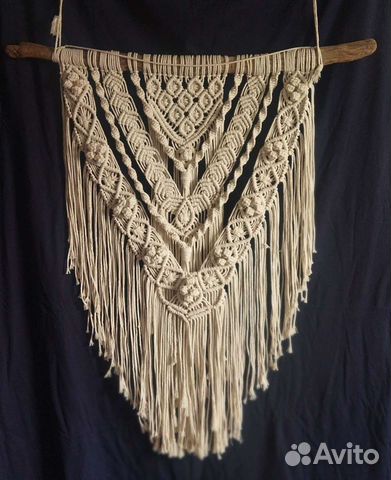 Макраме панно, салфетки, декор, абажур
