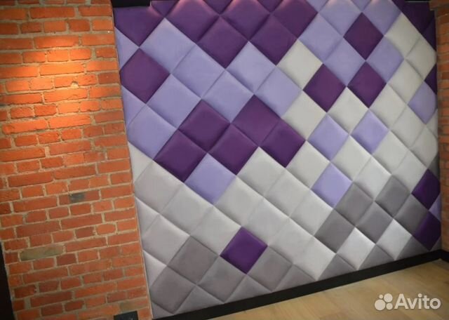 Мягкие стеновые панели Каретная стяжка