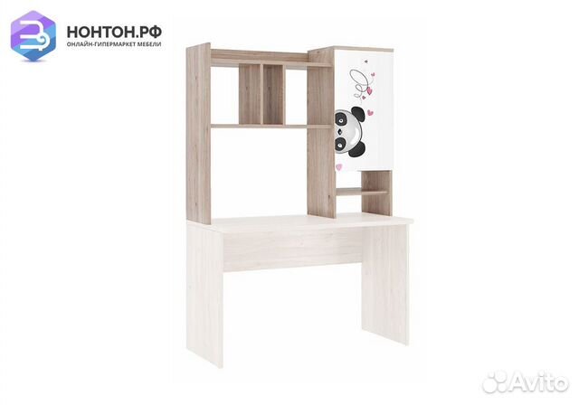 Надстройка для стола Панда 28.01 дуб мария / белый