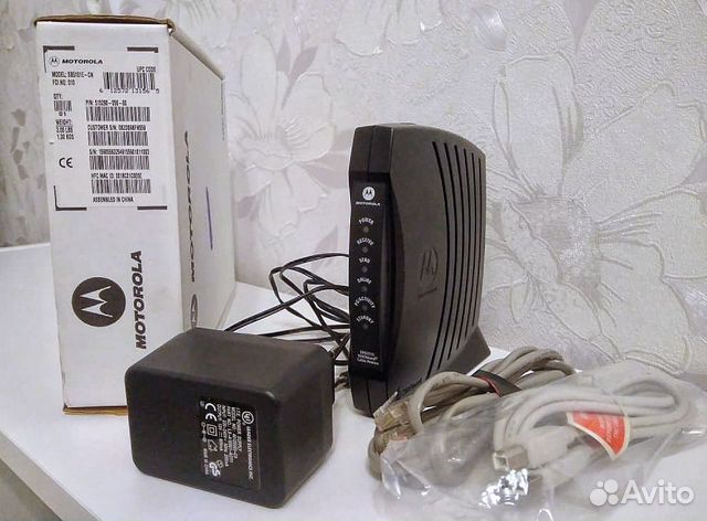 Кабельный модем Motorola SB5101E-cnс блок питание