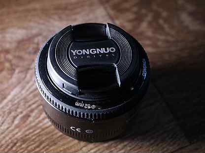 Объектив yongnuo 50mm f1 8 for canon