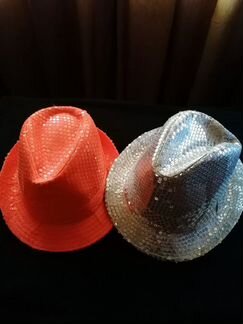 Шляпа Ш. О. У. с пайетками, блеск