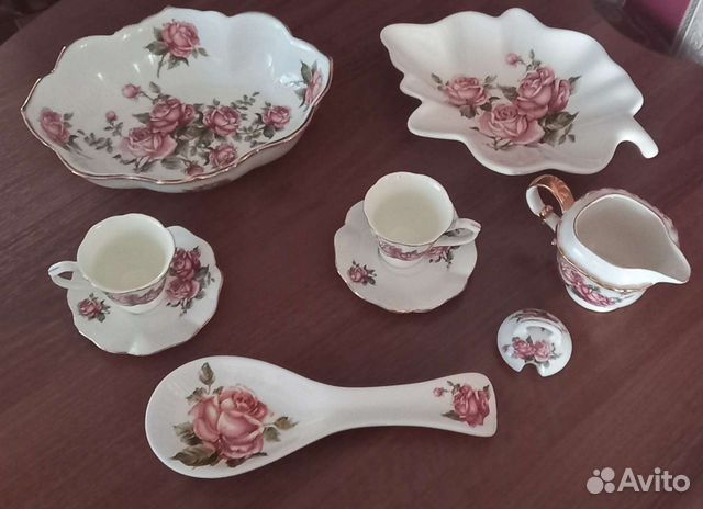 Посуда серии корейская роза