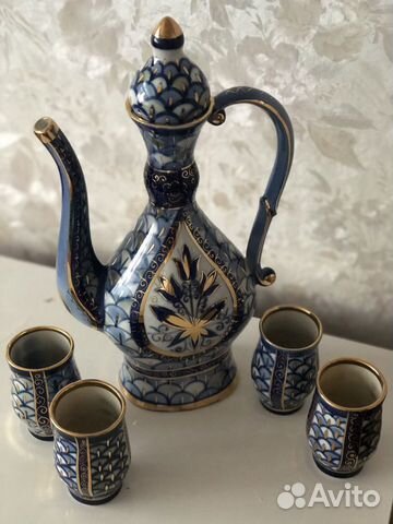 Кувшин со стаканами для вина Кисловодский фарфор