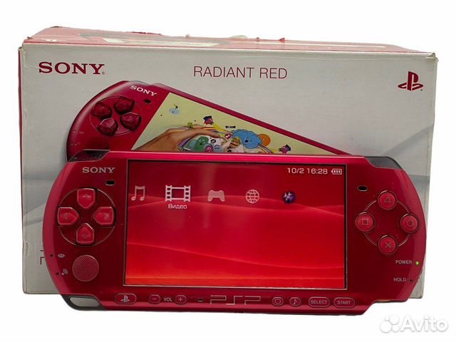 Игровая приставка Sony PSP 3008 (Red, HD1045841)