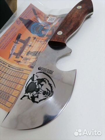 Нож топорик новый